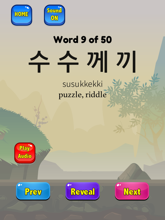 Korean Flashcards 2025 TOPIK iPad screenshot