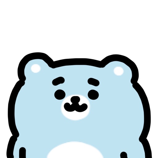 sad bear sticker