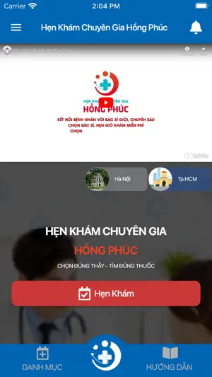 Hẹn khám chuyên gia Hồng Phúc screenshot 1