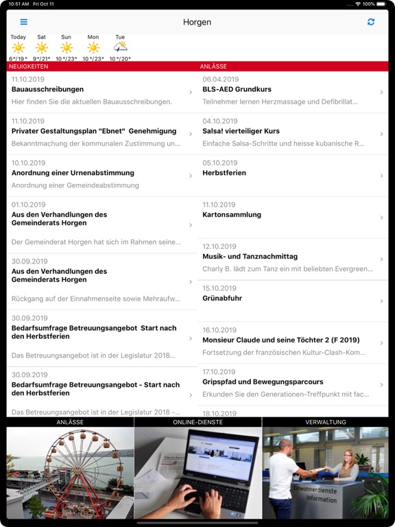 Screenshot #4 pour Gemeinde Horgen