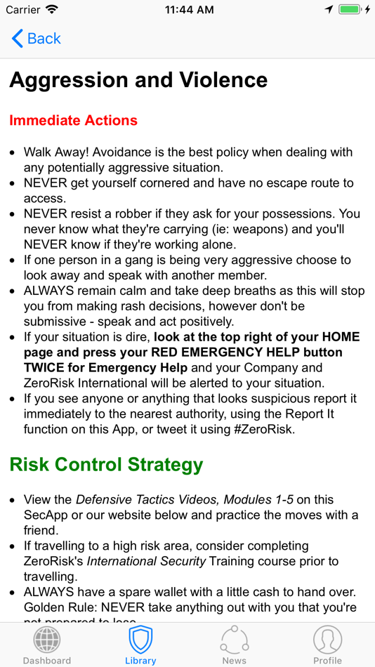 #4. ZeroRisk International (iOS) 由: ZeroRisk International