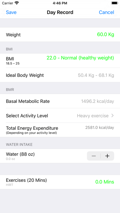 bmi-bmr計算機のおすすめ画像4