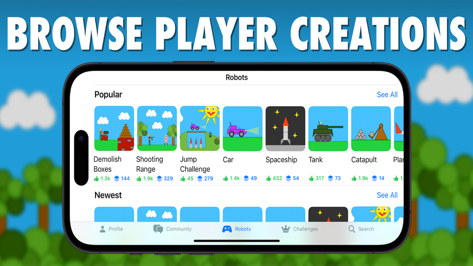 #3. RobotMania: Physics Sandbox (iOS) 由: Simon Zvara