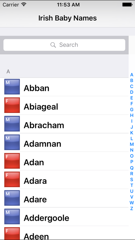 #1. Baby Names - Irish (iOS) 由: UMateY
