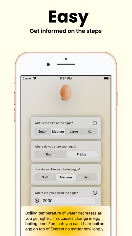 #2. Egg Timer: Perfect boiled eggs (iOS) By: Vijaya Kandel