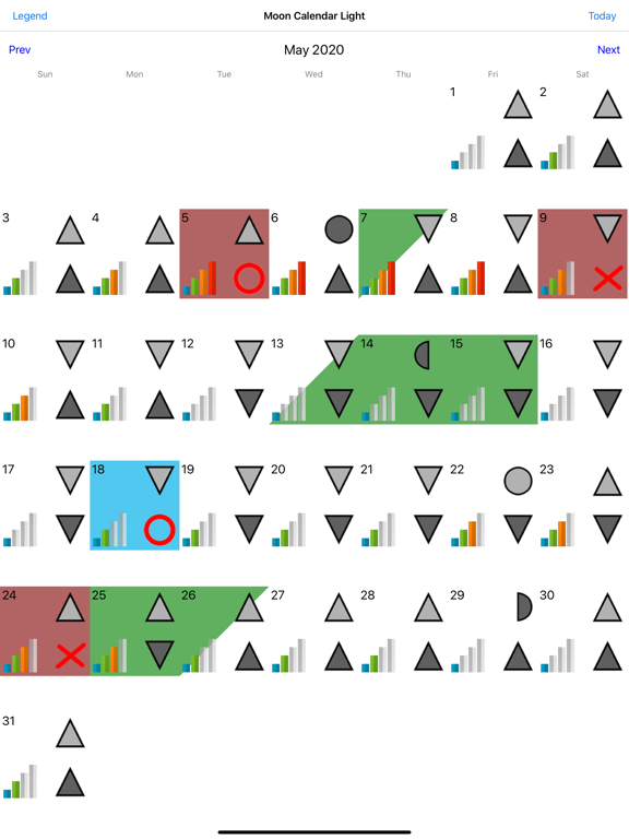 Screenshot #4 pour Moon Calendar Light