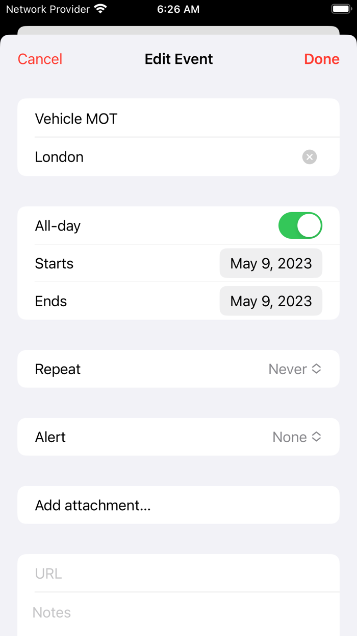 QuickNote Schedule Planner