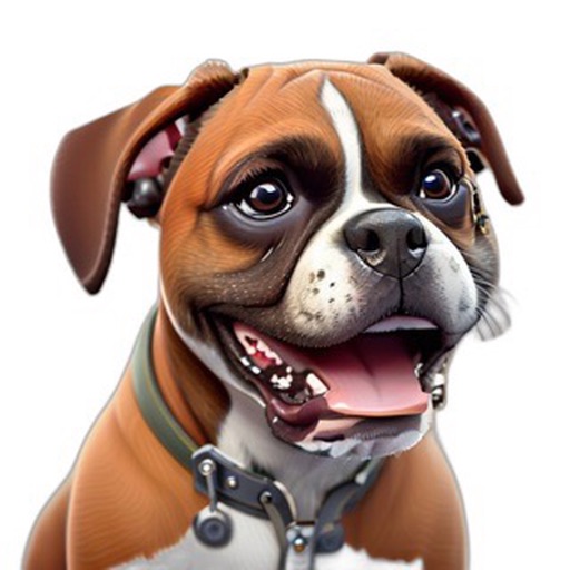 Boxer Cute Stickers icon