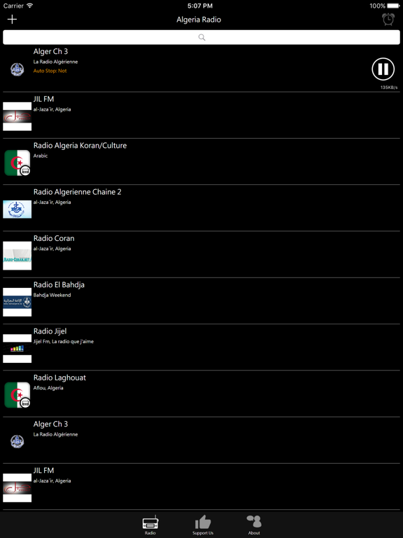 Algerian Radio - DZ Radio iPad screenshot 2 - Entertainment app