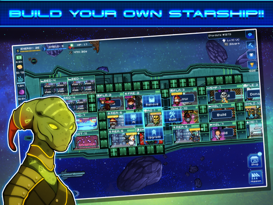 Pixel Starships™ Space MMORPG iPad app afbeelding 1