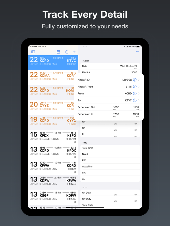 Screenshot #6 pour LogTen Pilot Logbook