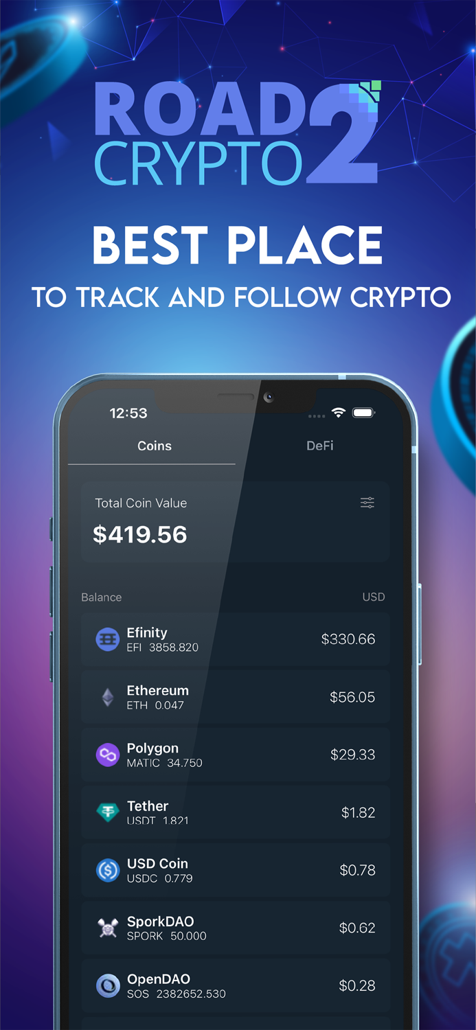 Road2Crypto - Crypto Tracker