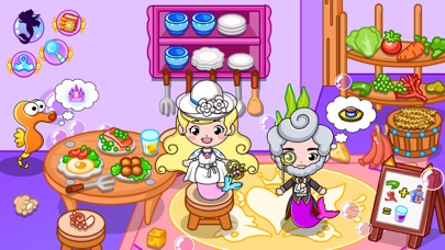 Mermaid Princess Town Design Screenshot