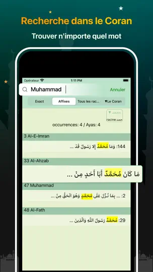 Capture d'écran de Coran Majeed – القران الكريم sur iPhone 10