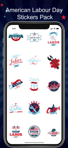 Game screenshot Labor Day Stickers Pack! hack