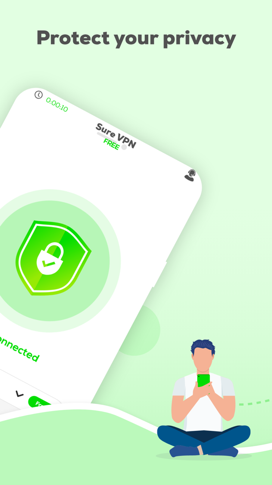#2. SureVPN: Fast & Secure VPN (macOS) Podle: SureVPN s.r.o.