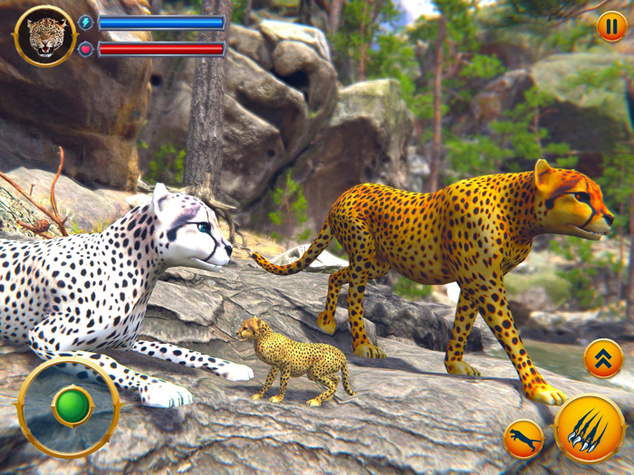 Wild Cheetah Family Simulator