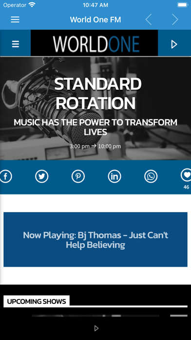 World One FM Screenshot