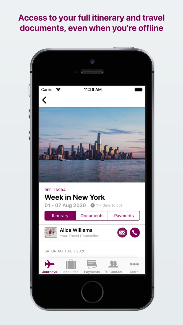 iPhone screenshot
