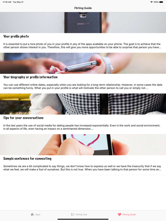 Dating apps, Flirt & Chat iPad screenshot 5 - Lifestyle app