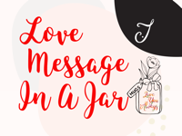 Love Message In A Jar