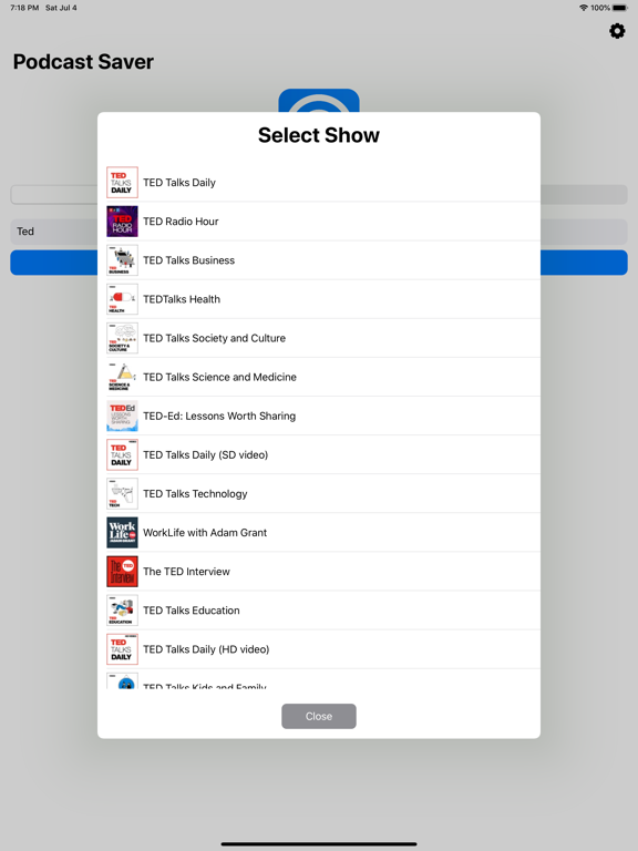 Screenshot #4 pour Podcast Saver