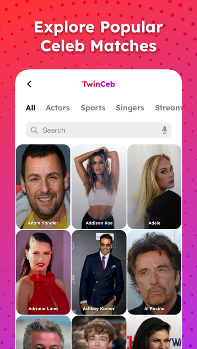TwinCeb - Celebrity Look Alike Screenshot