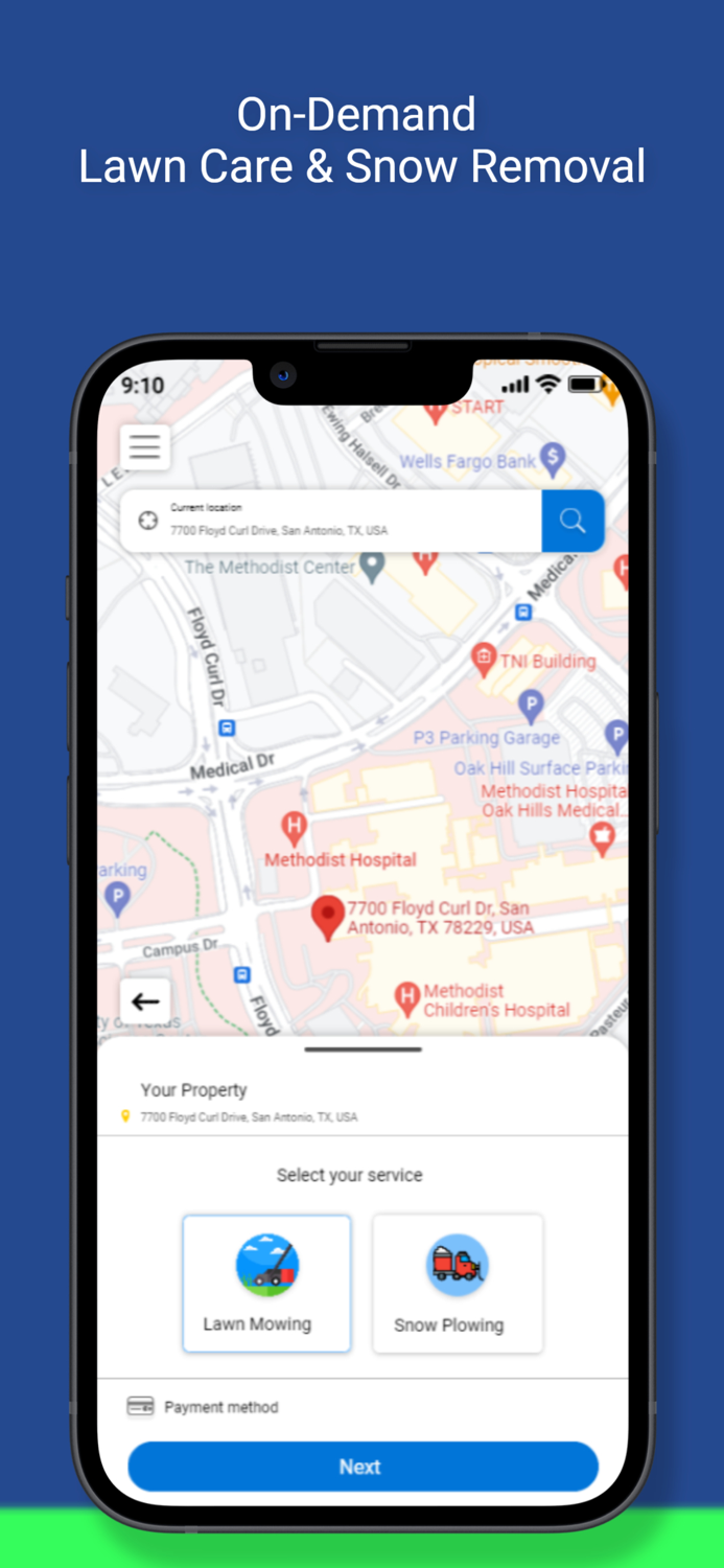 Mowing and Plowing  On-Demand