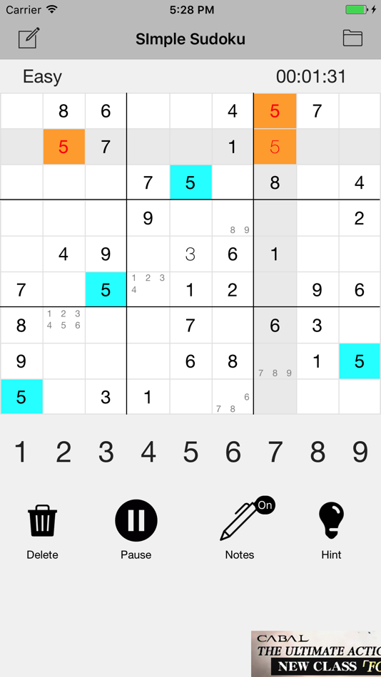 #2. Sudoku - Classic Logic Puzzle (iOS) 来自: SikYi Chan