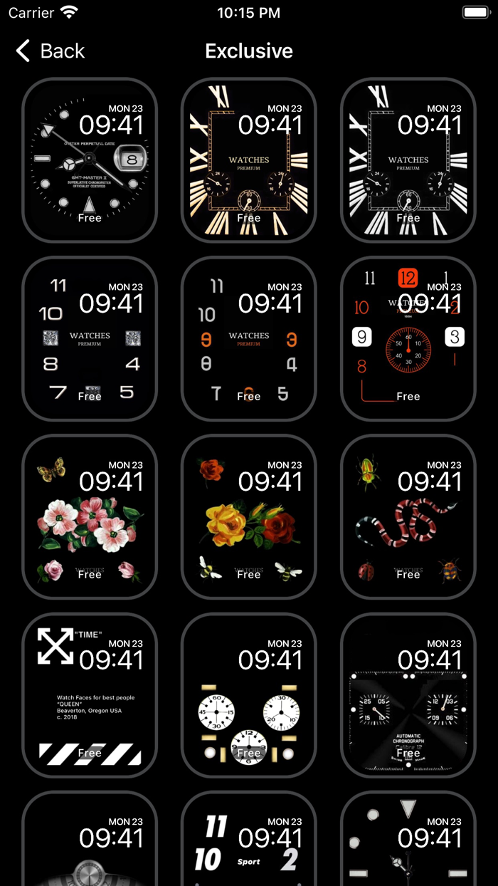 Watch Faces for iWatch Gallery