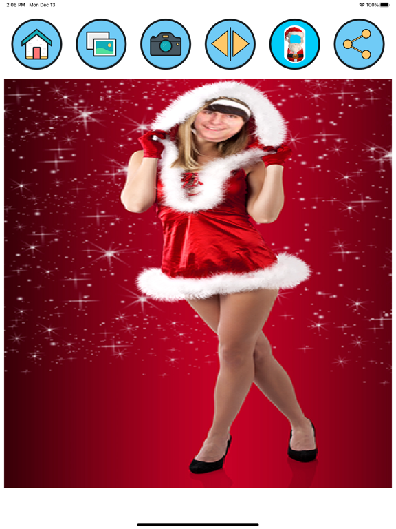 Photomontage with Santa Claus iPad screenshot 4 - Entertainment app