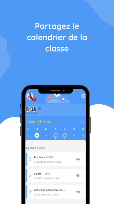feamzy : réseau social d'école Screenshot