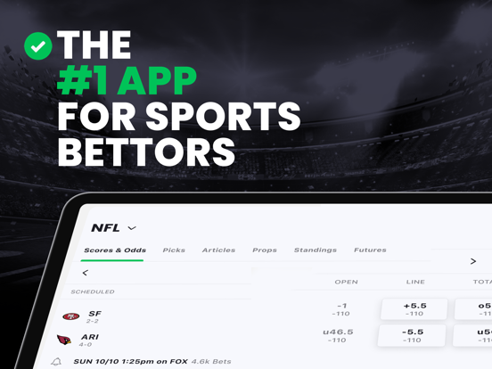 Action Network Sports Bettingのおすすめ画像1