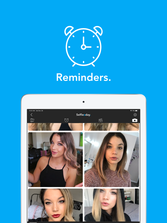 Selfie A Day - Everyday Photo iPad screenshot 7 - Photo & Video app