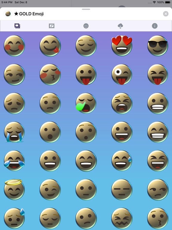 Screenshot #2 for GOLD Emoji • Stickers
