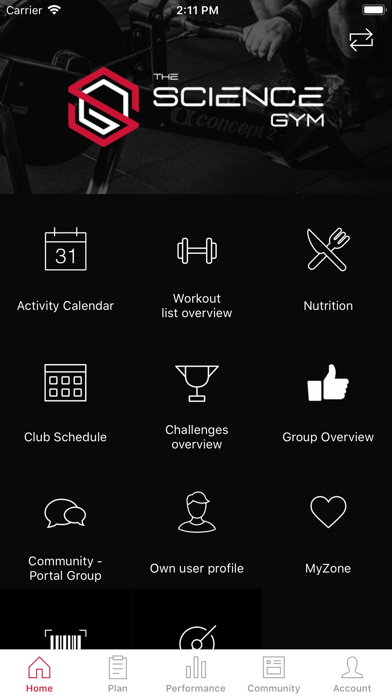 TSG FITNESS Screenshot