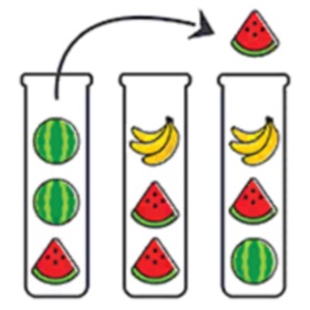 Snímky obrazovky (2) Watermelon Sort - Balls Puzzle