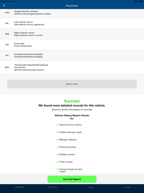 Screenshot #6 pour Car History Check: VIN Decoder