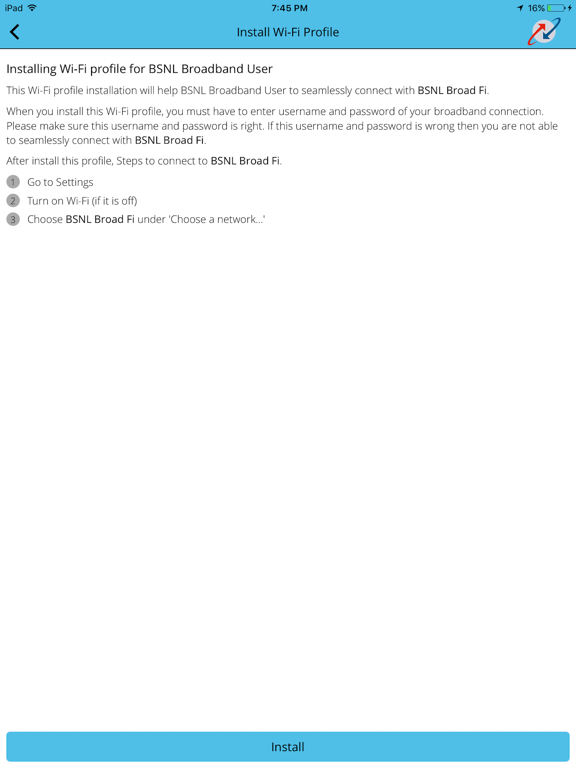 Screenshot #6 pour BSNL Wi-Fi