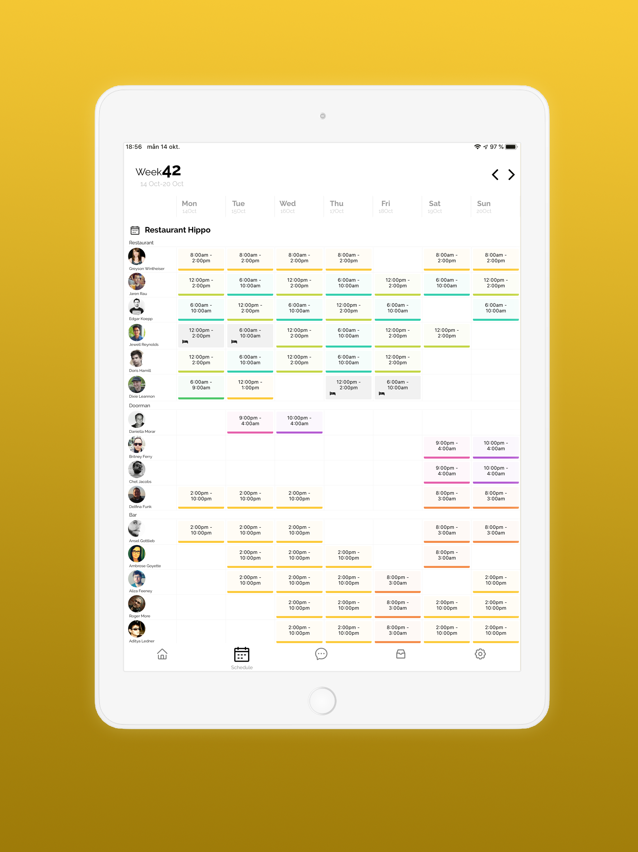 TimeTo.Work - staff schedule