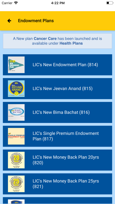LIC Digital Screenshot