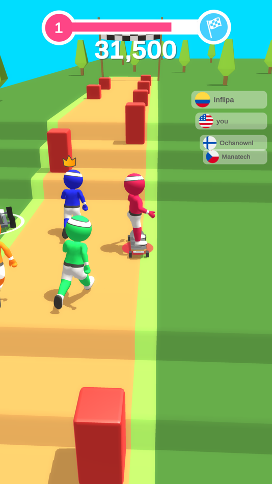 #5. PartyRun.io (iOS) 由: Henrique Silva