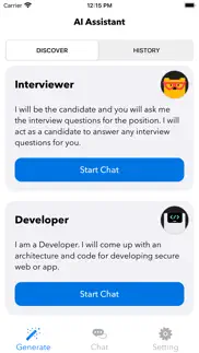 chat ai & content writer iphone screenshot 1