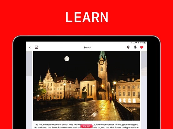 Zurich Travel Guide . iPad screenshot 5 - Travel app