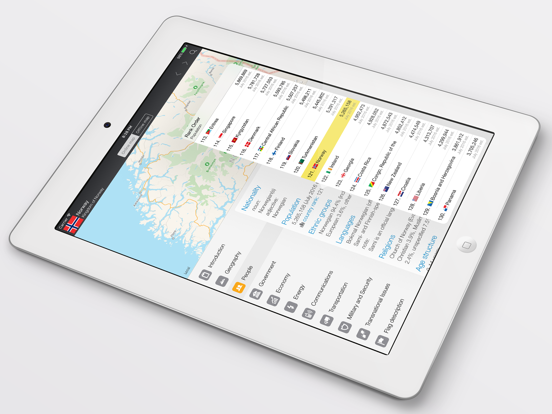 Screenshot #6 pour World Factbook & Atlas HD