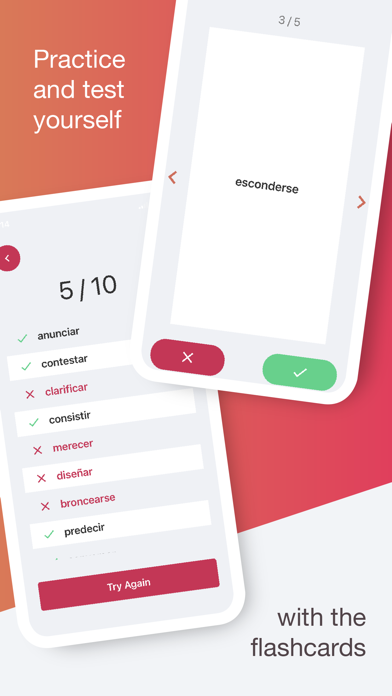 English Spanish Conjugations Screenshot