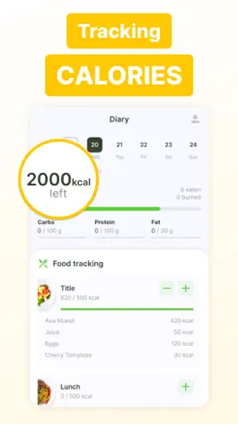 Game screenshot Calorie Counter: Food Tracker hack
