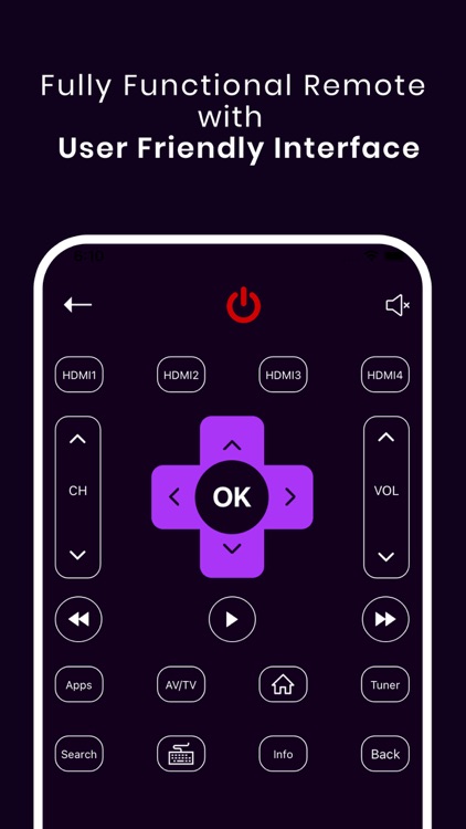 Remote for all Roku TVs