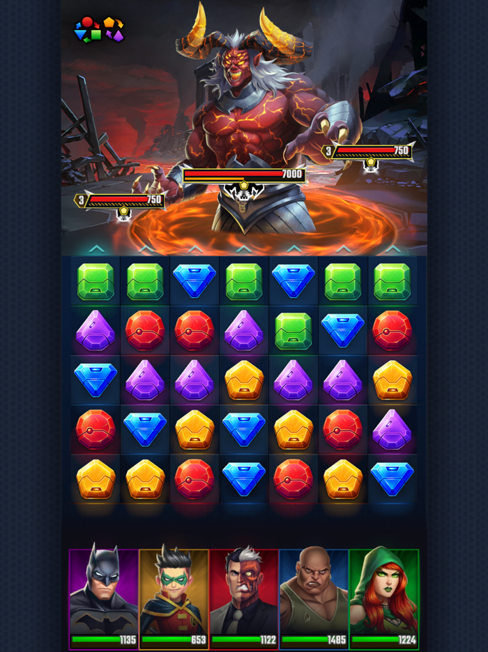 DC Heroes and Villains Match 3