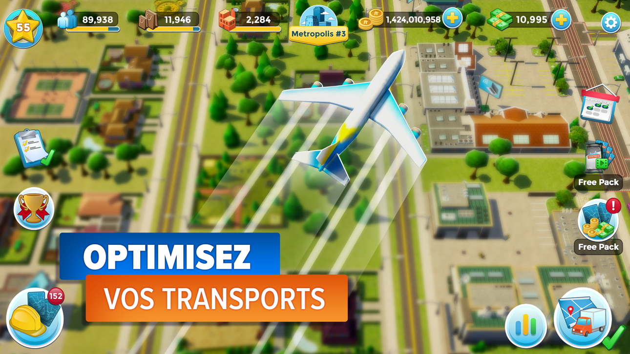 Citytopia® Build Your Own City iOS Mod IPA screenshot 5 - iOS game interface